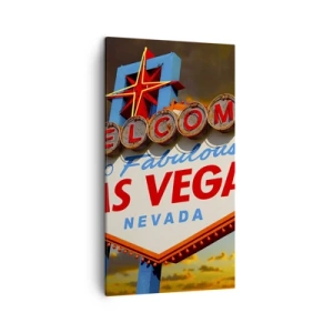 Canvastavla - Bild på duk - Hjälpa lyckan - 45x80 cm