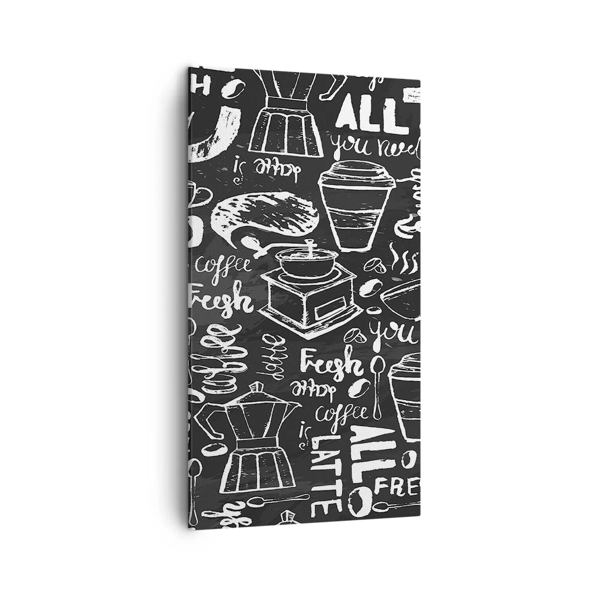 Canvastavla - Bild på duk - All you need is… - 45x80 cm