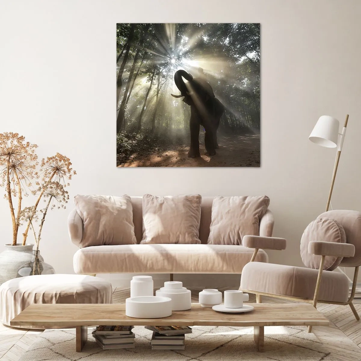 Canvastavla - Bild på duk - Under en lycklig stjärna - 40x40 cm