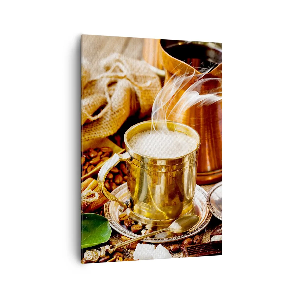 Canvastavla - Bild på duk - Ha en trevlig dag! - 70x100 cm