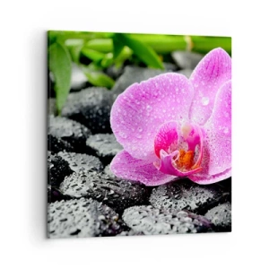 Canvastavla - Bild på duk - Som öppet hjärta - 50x50 cm