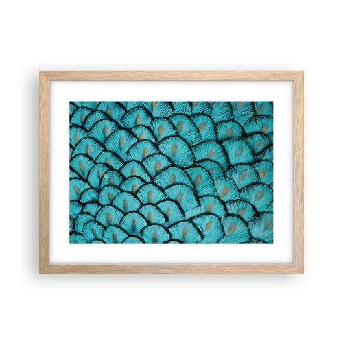 Affisch i ram av ljusek - Den stora fjädergalan - 40x30 cm