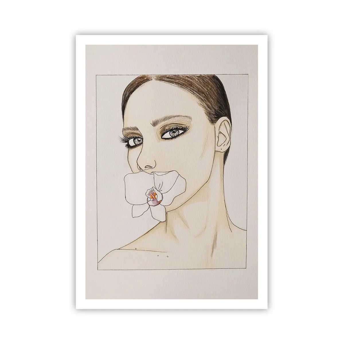 Affisch - Elegansens och skönhetens symbol - 70x100 cm