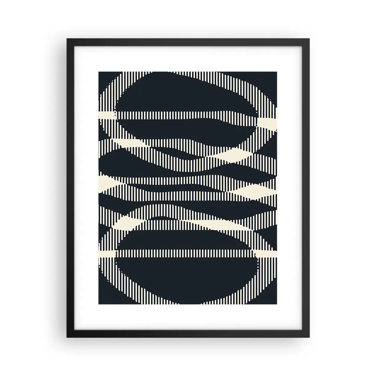 Affisch i svart ram - Försök att bryta mörkret - 40x50 cm