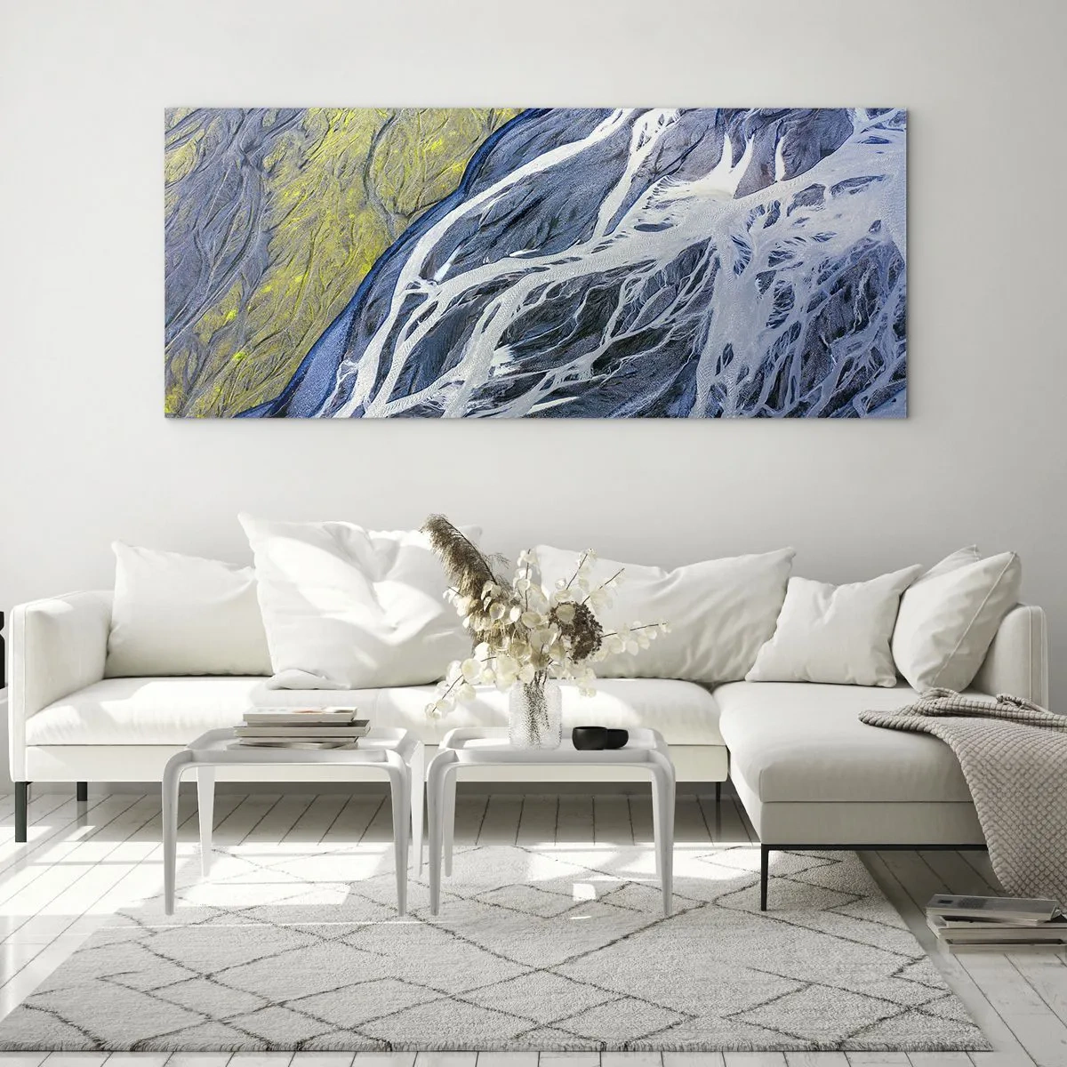 Glastavla - Bild på glas - Naturens grottmålningar - 100x40 cm