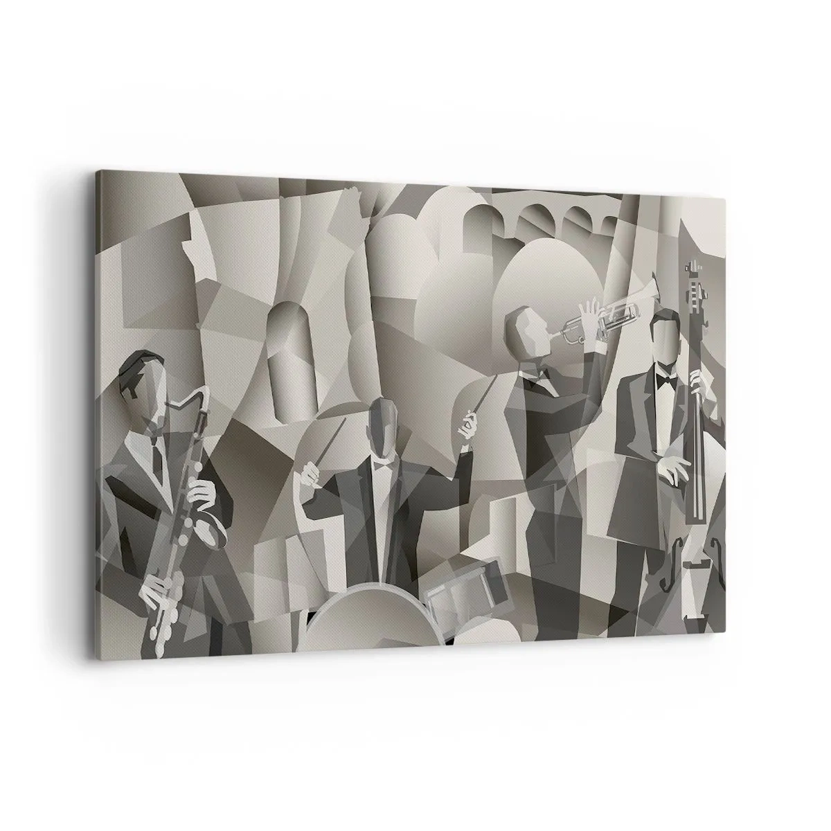 Canvastavla - Bild på duk - I ljudrummet - 120x80 cm