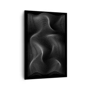 Canvastavla - Bild på duk - Ljusets dans i rymden - 70x100 cm