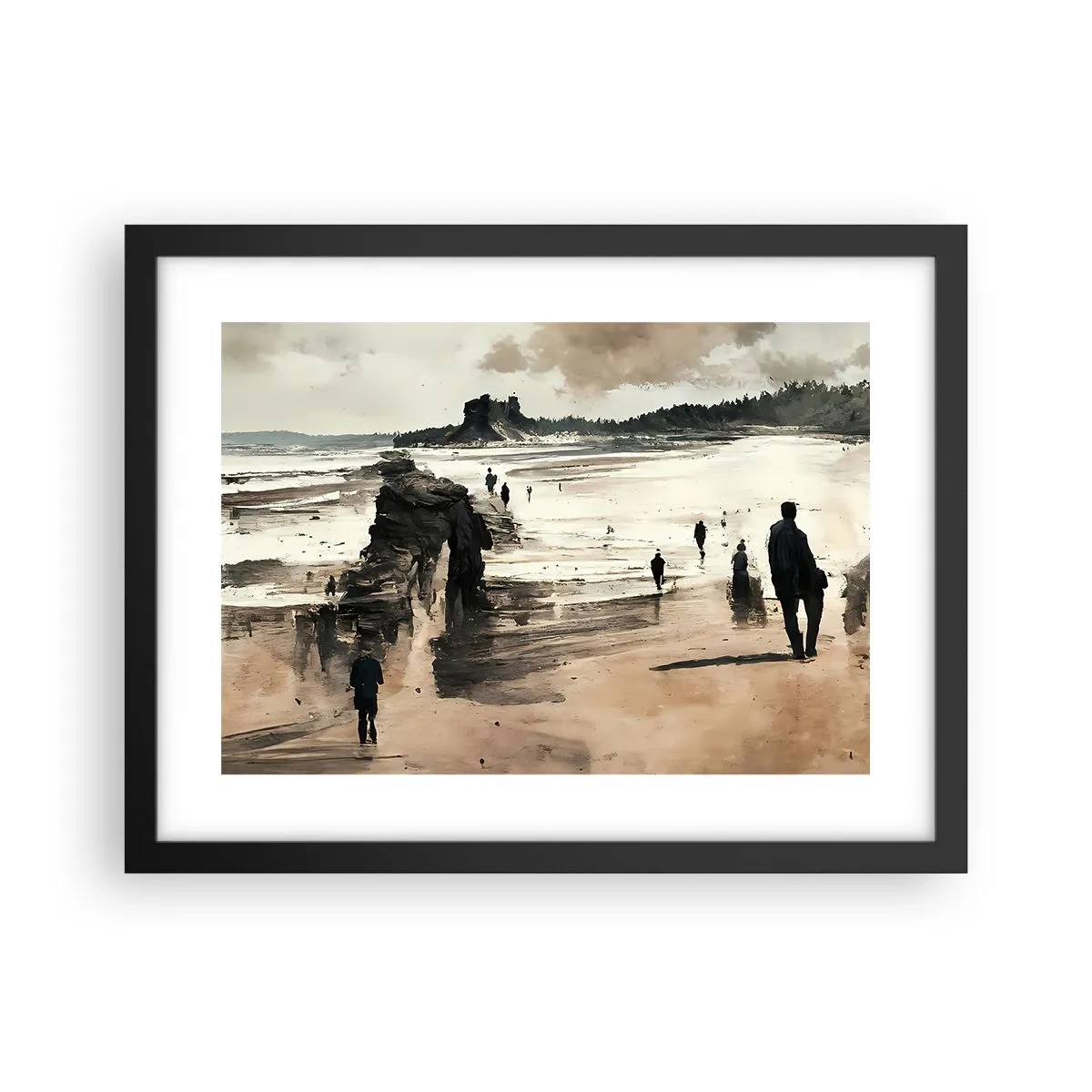 Affisch i svart ram - Framkallade - 40x30 cm