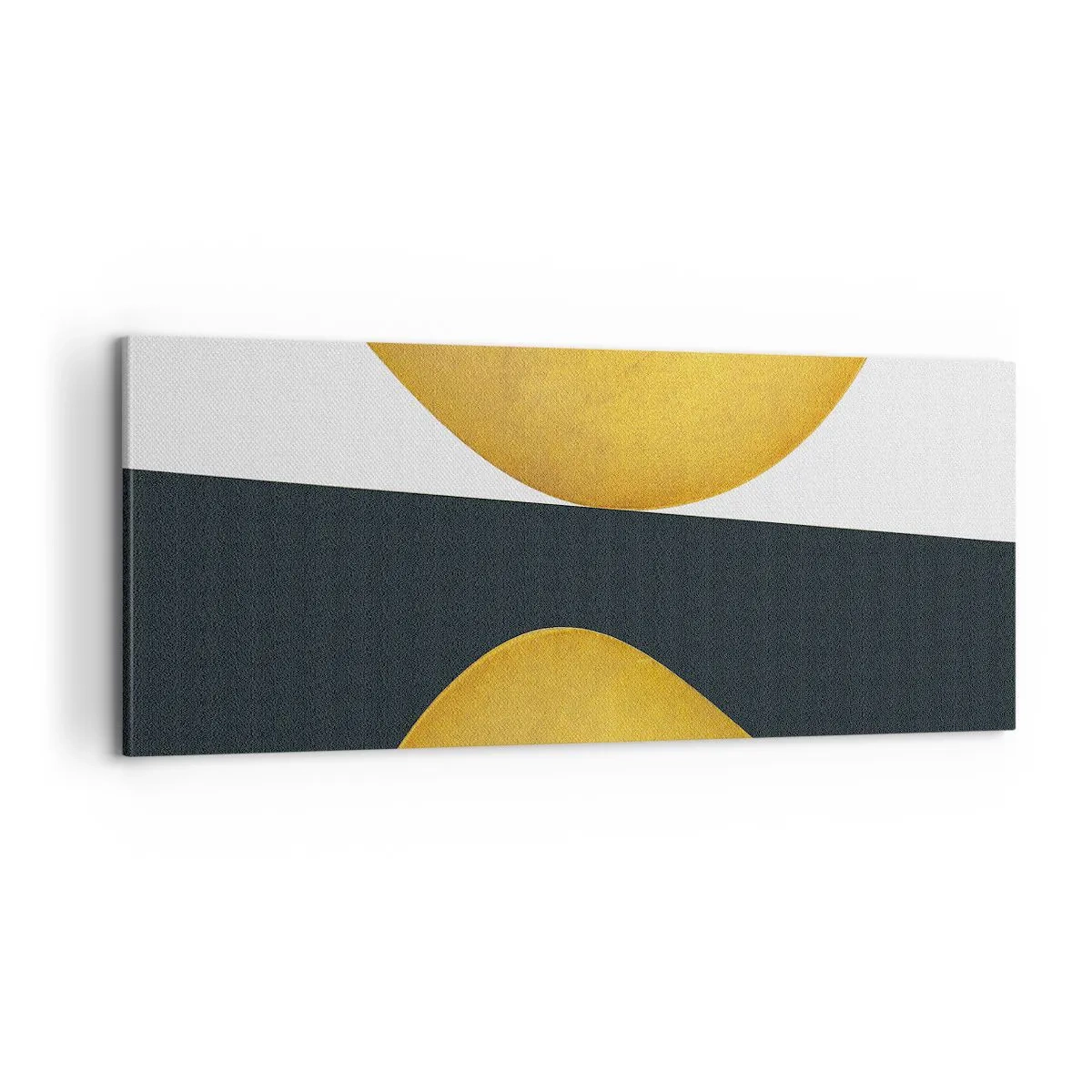 Canvastavla - Bild på duk - Öfr det första: guld - 100x40 cm