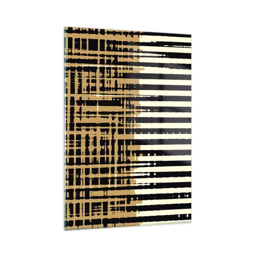 Glastavla - Bild på glas - Arkitektonisk abstraktion - 50x70 cm
