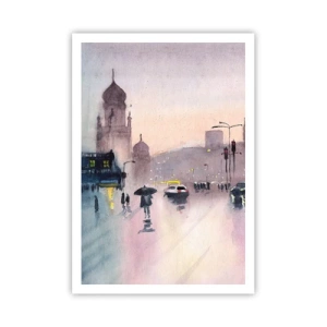 Affisch - I regnig dimma - 70x100 cm