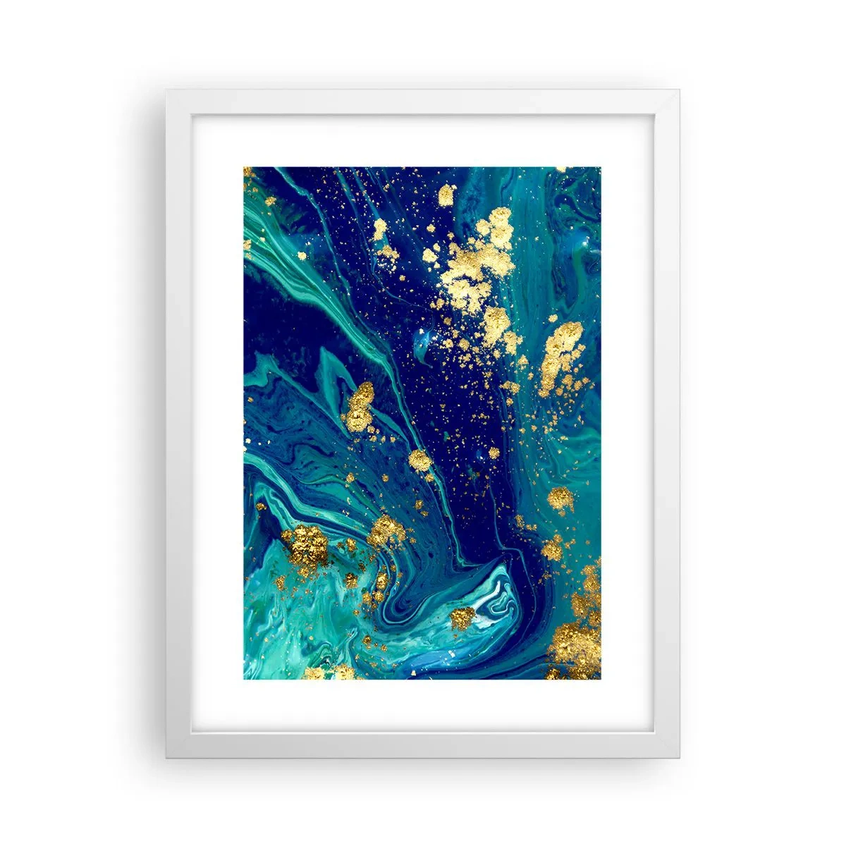Affisch i vit ram - Solflingor  - 30x40 cm