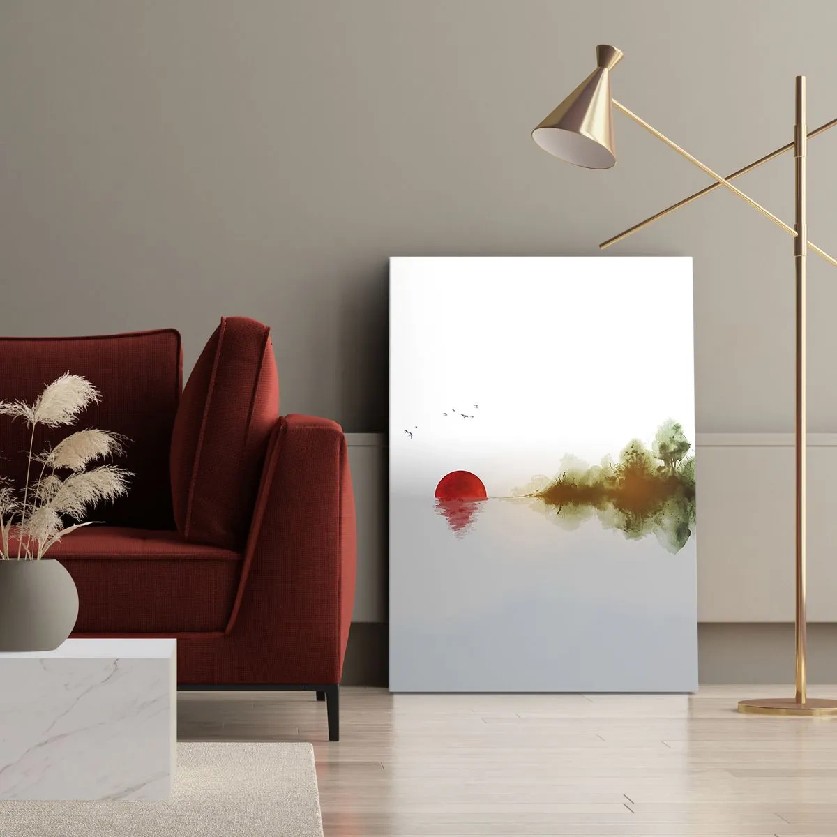 Canvastavla - Bild på duk - Ett löfte om lugn - 70x100 cm