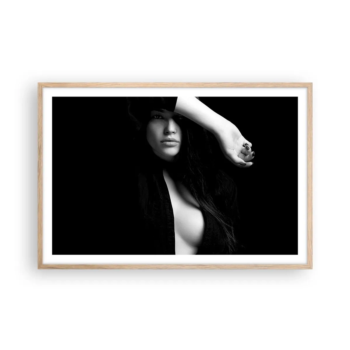 Affisch i ram av ljusek - Förförelsens skola - 91x61 cm