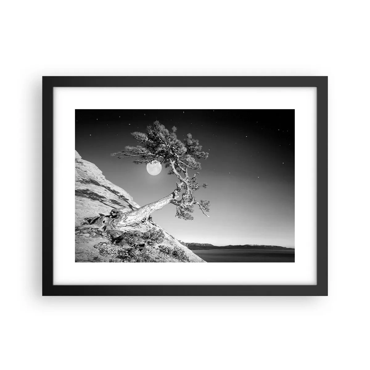 Affisch i svart ram - Segerrik kämpe - 40x30 cm