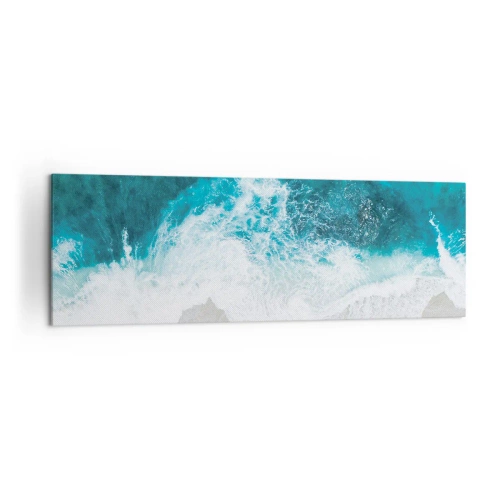 Canvastavla - Bild på duk - Naturlig smekning - 160x50 cm