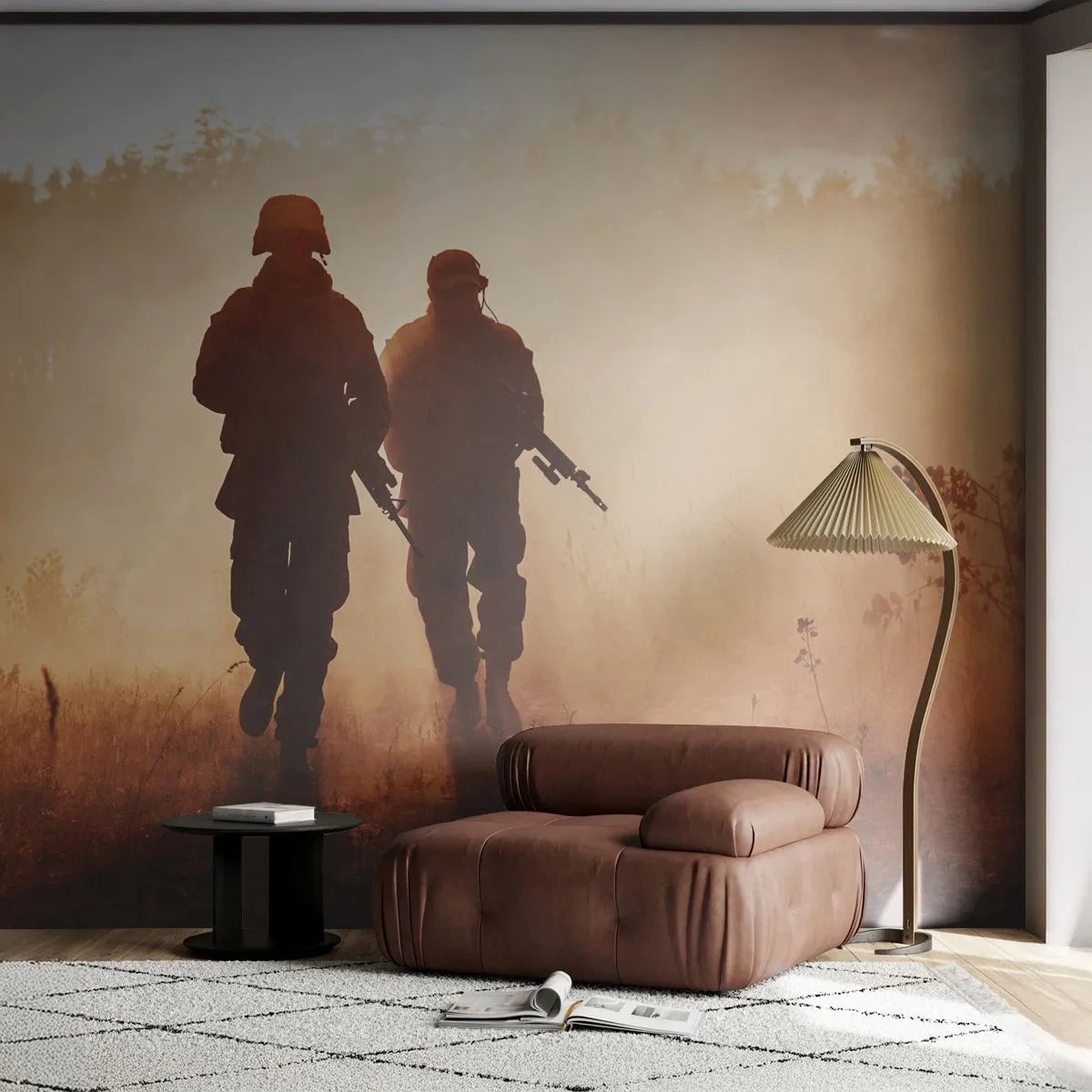 Fototapet Premium Sand - Call of Duty - Soldat, Gevär, Militär - 100x70 cm