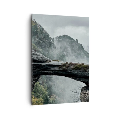 Canvastavla - Bild på duk - Äventyret är på väg att börja - 50x70 cm