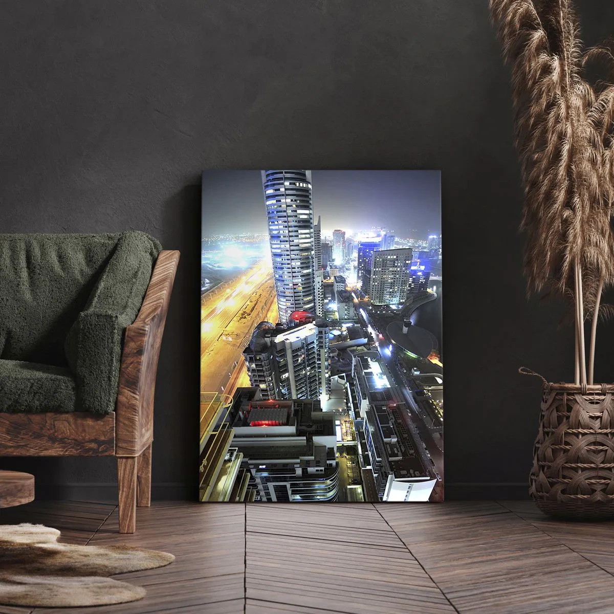 Canvastavla - Bild på duk - Underverk på öknen - 80x120 cm