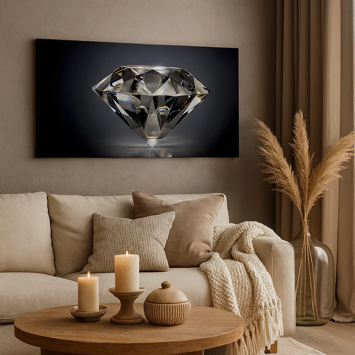 Canvastavla - Bild på duk - Bästa flickvännen - 30x30 cm