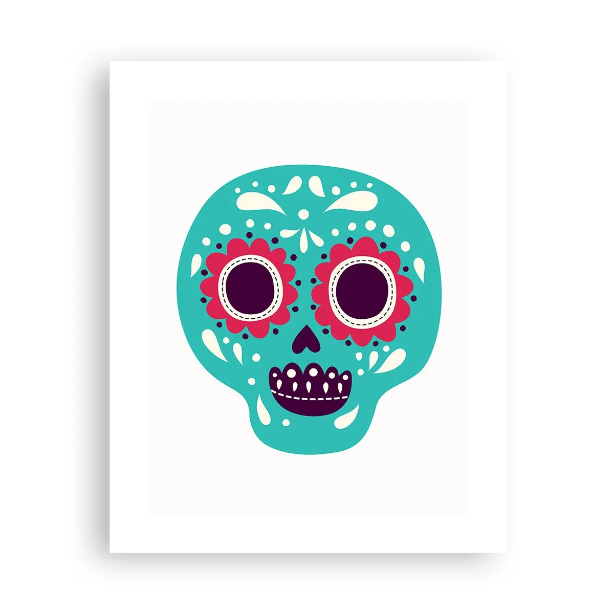 Affisch - Livet - nöje till döden - 40x50 cm