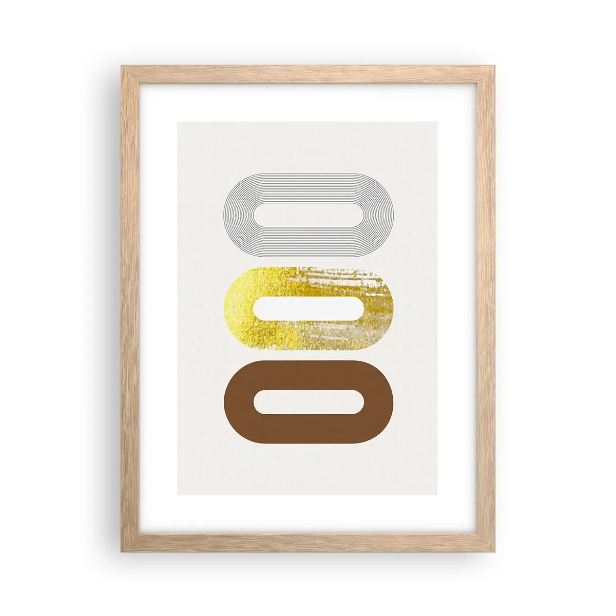 Affisch i ram av ljusek - Ooo! - 30x40 cm