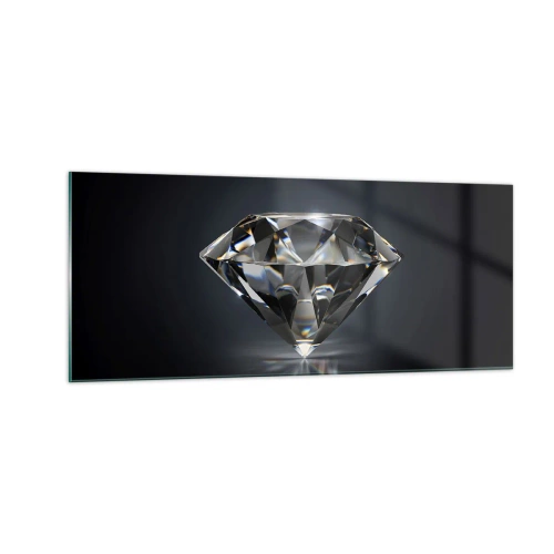 Glastavla - Bild på glas - Bästa flickvännen - 100x40 cm