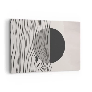 Canvastavla - Bild på duk - Halvdan komposition - 120x80 cm