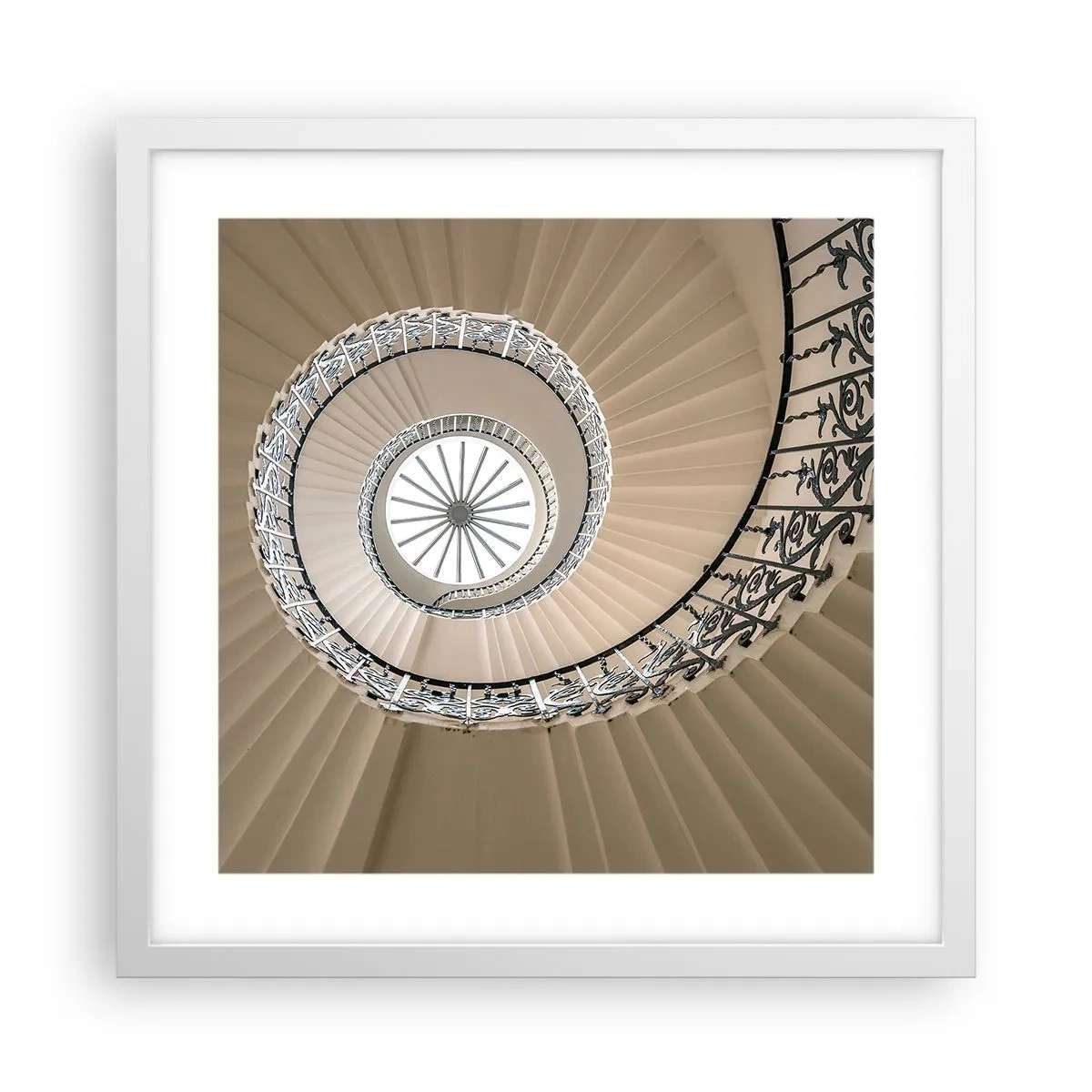 Affisch i vit ram - I musslans mitt - 40x40 cm