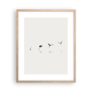 Affisch i ram av ljusek - Fyra enkla steg - 40x50 cm