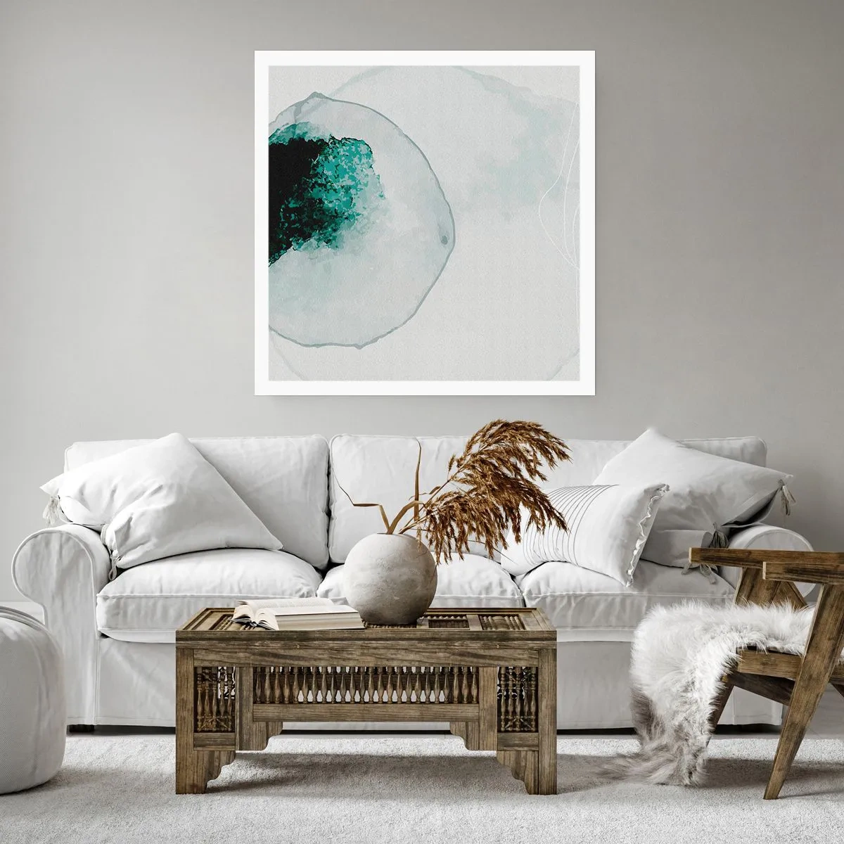 Affisch - I en droppe vatten - 40x40 cm