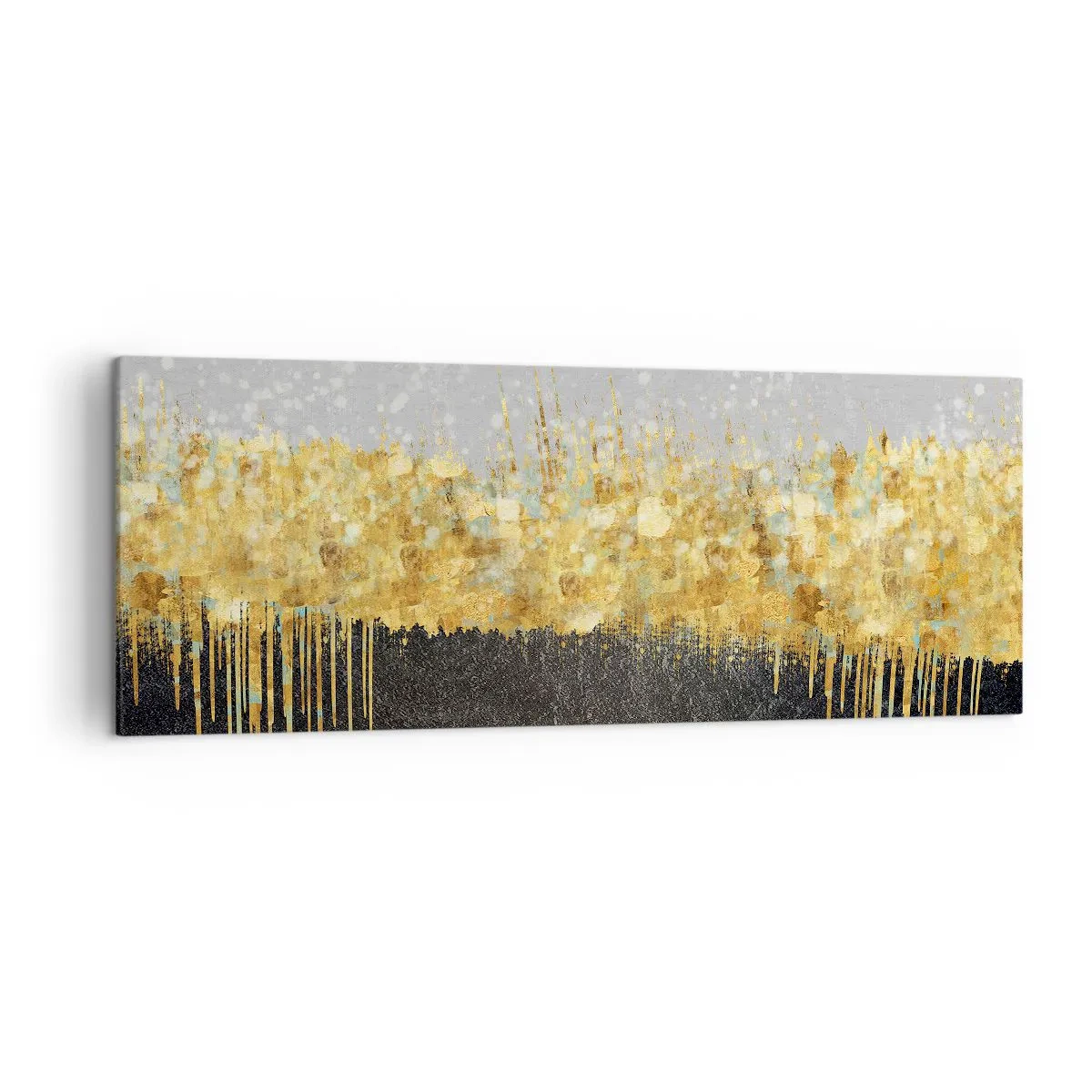 Canvastavla - Bild på duk - Inåt och uppåt - 140x50 cm