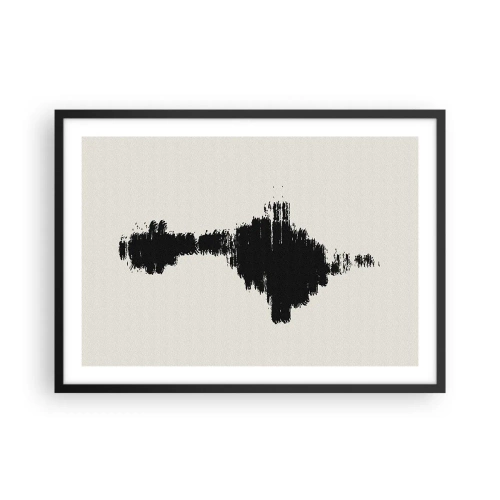 Affisch i svart ram - Fantasins vibrationer - 70x50 cm