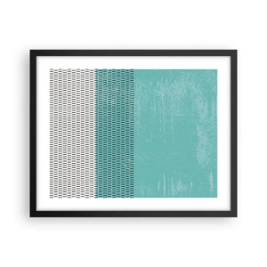 Affisch i svart ram - Balanserad komposition - 50x40 cm