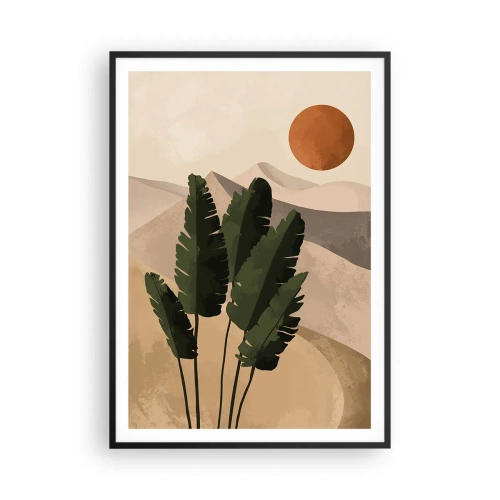Affisch i svart ram - Livets triumf - 70x100 cm