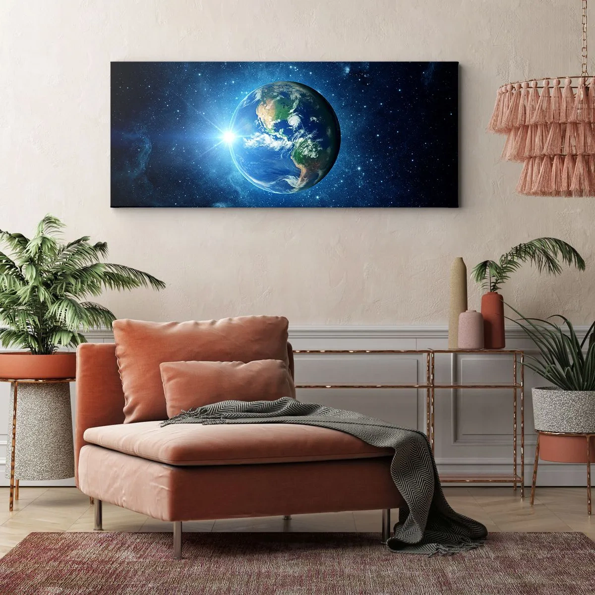 Canvastavla - Bild på duk - Vi är i himlen - 100x40 cm