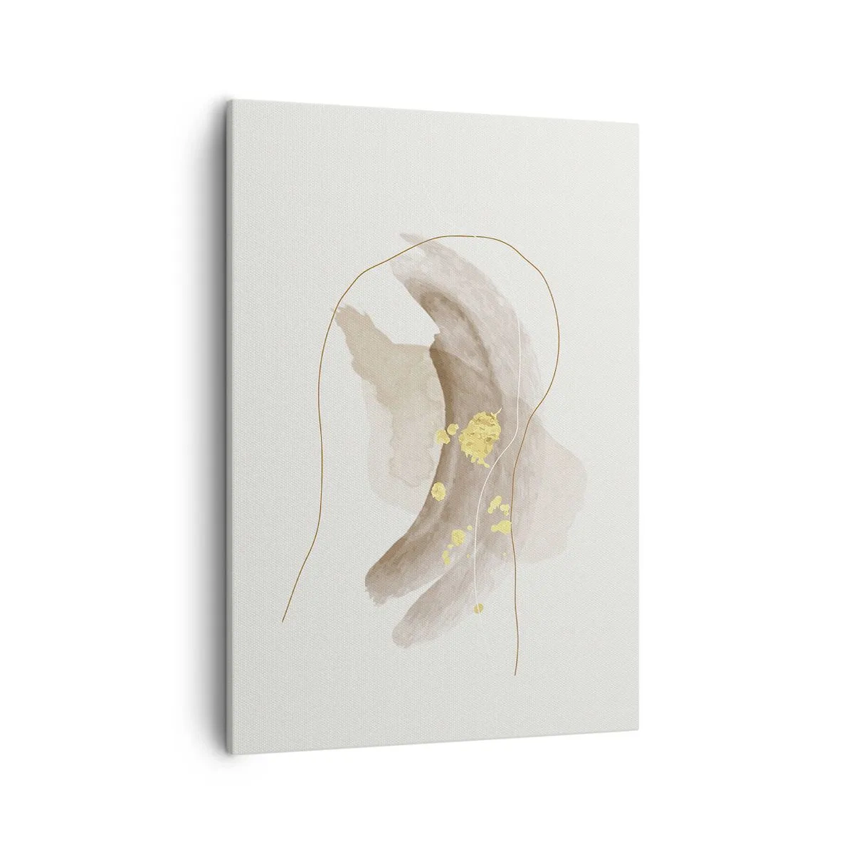 Canvastavla - Bild på duk - Träffat i rummet - 50x70 cm