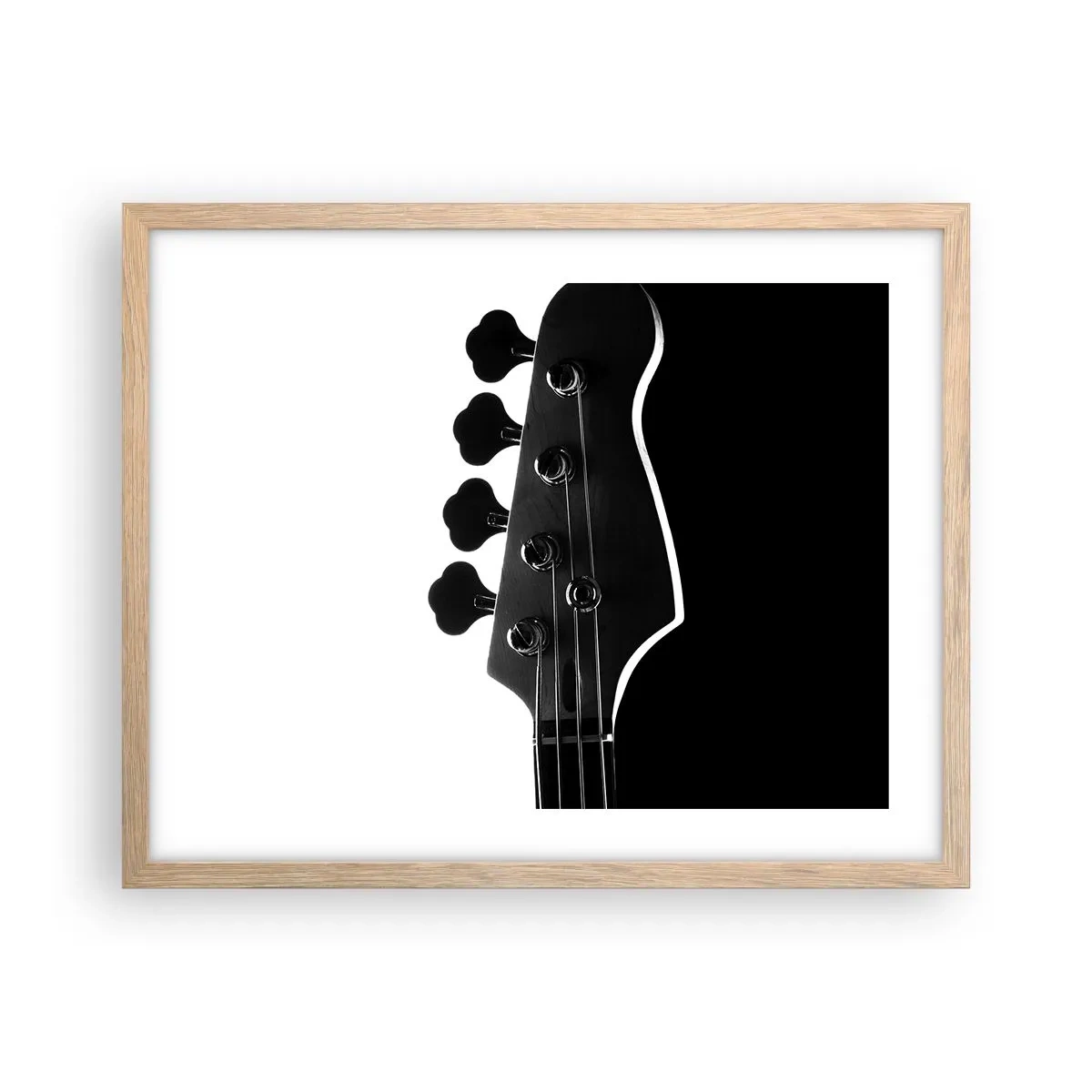 Affisch i ram av ljusek - Rocktystnad - 50x40 cm