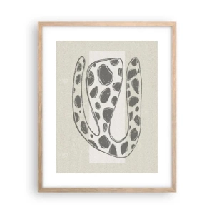 Affisch i ram av ljusek - En bisarr varelse - 40x50 cm