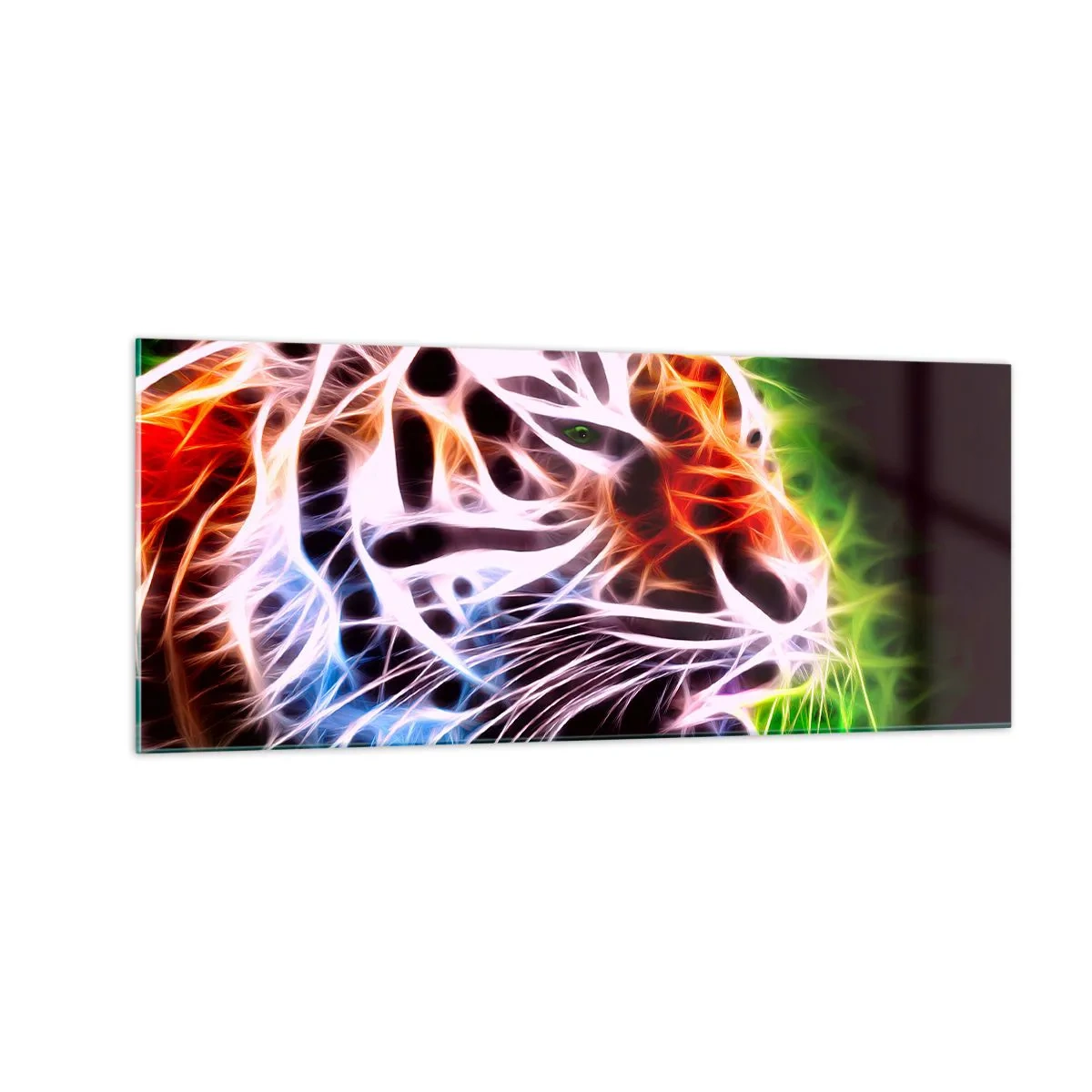 Glastavla - Bild på glas - Farlig stämning - 100x40 cm