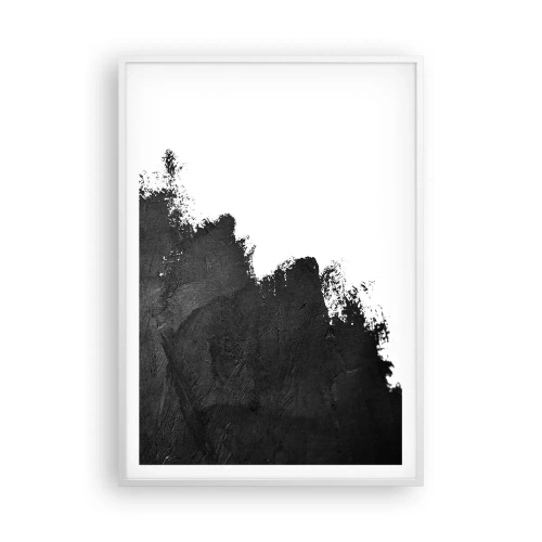Affisch i vit ram - Element: jord - 70x100 cm