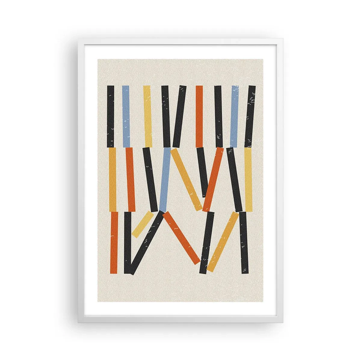 Affisch i vit ram - Horisontell komposition - 50x70 cm