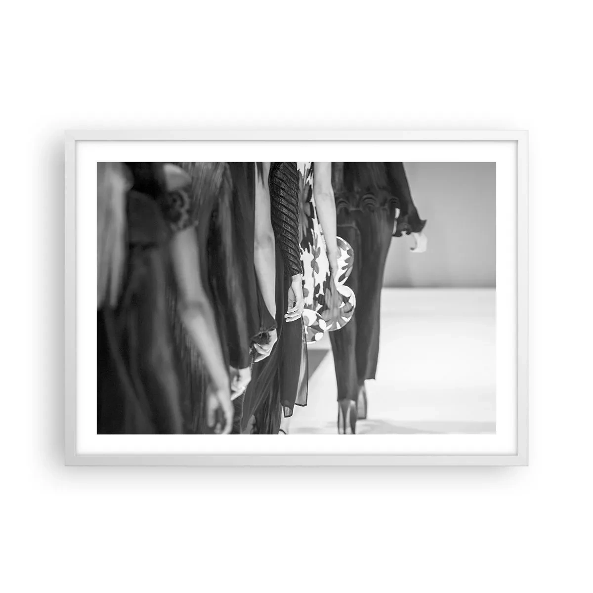 Affisch i vit ram - En elegant parad - 70x50 cm