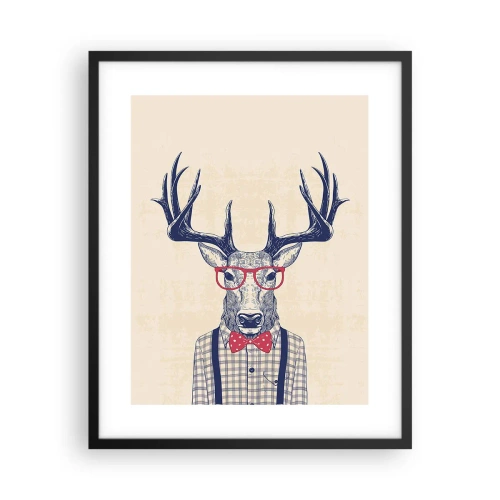 Affisch i svart ram - Rolig extravagans - 40x50 cm