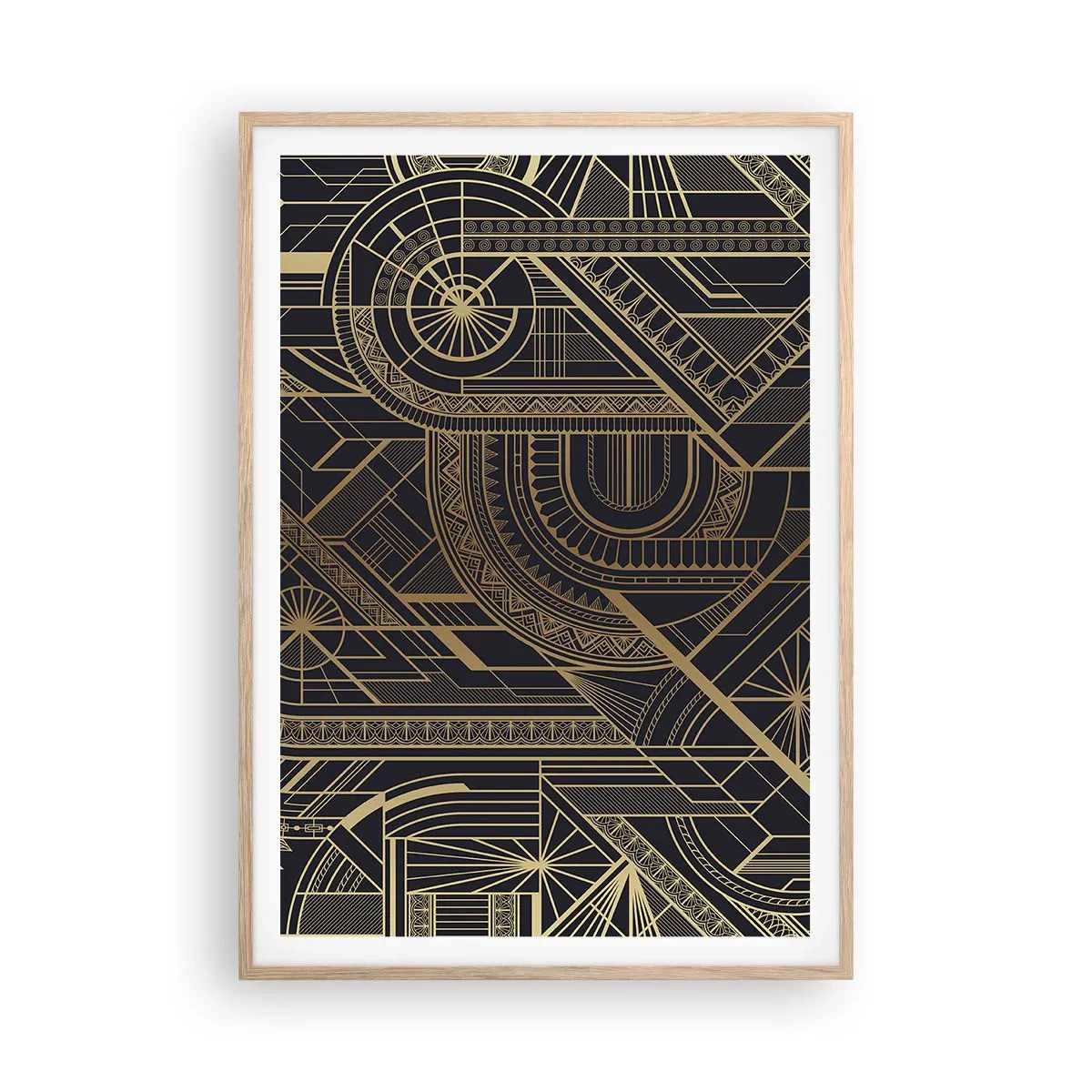 Affisch i ram av ljusek - Koncept, idéer, planer - 70x100 cm