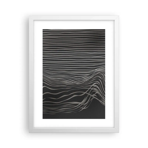 Affisch i vit ram - Rytm och accent - 30x40 cm