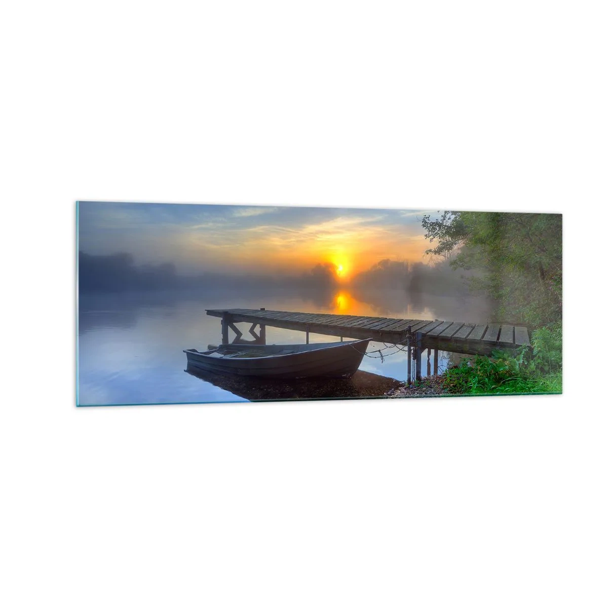 Glastavla - Bild på glas - Det vanliga förvandlas till det magiska - 140x50 cm
