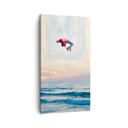 Canvastavla - Bild på duk - Till en annan dimension - 45x80 cm