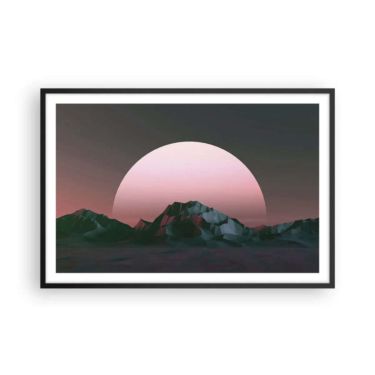 Affisch i svart ram - I den granliggande galaxen - 91x61 cm