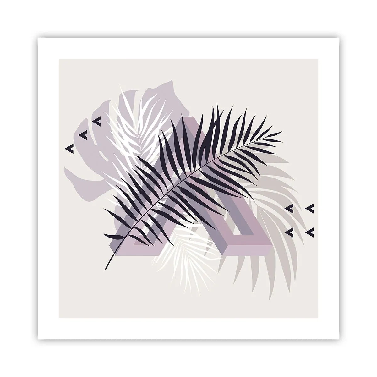 Affisch - Skuggans skugga - 50x50 cm